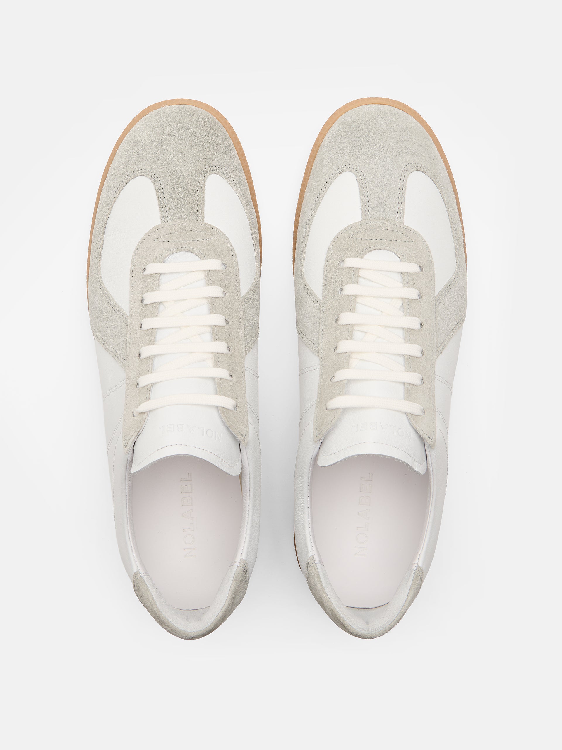 Carson Leather Suede FW01001-WHT