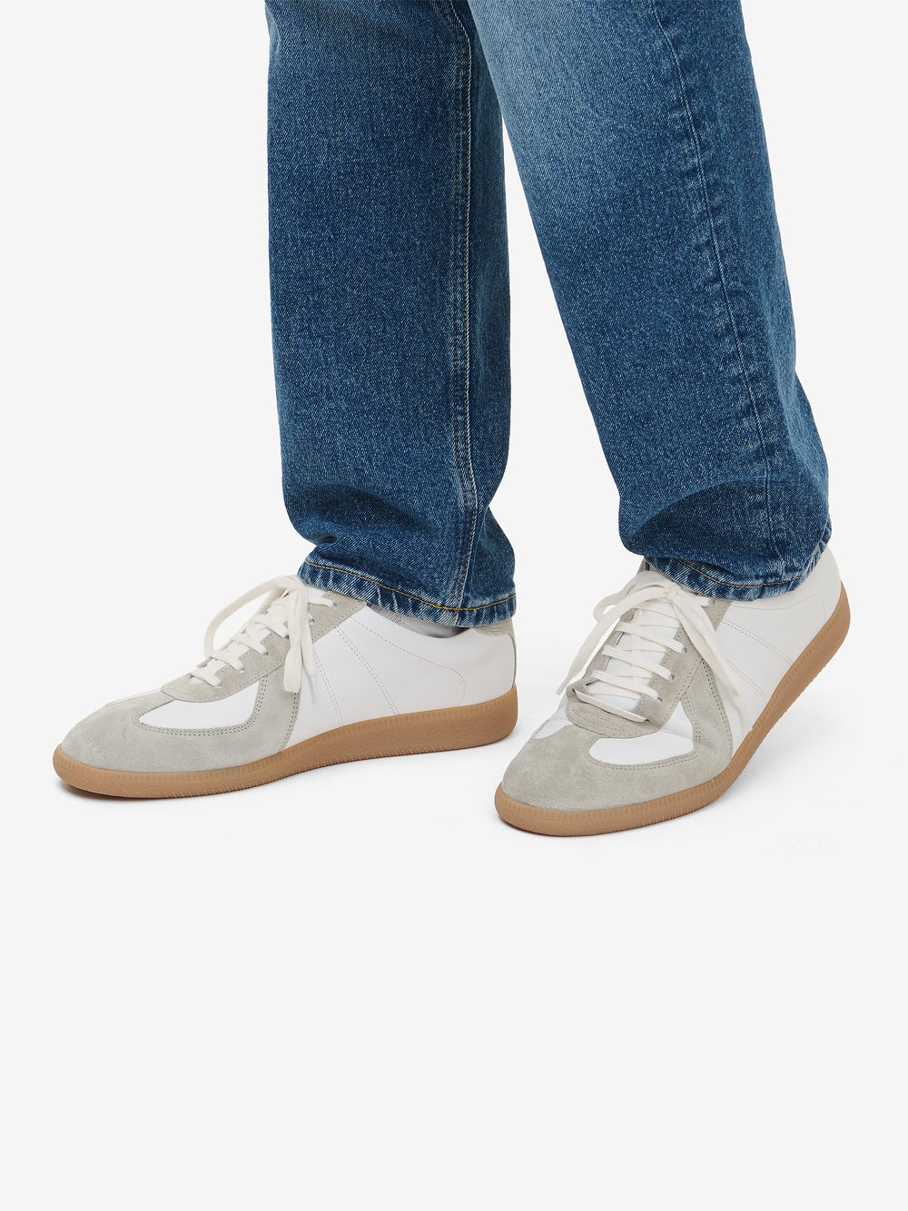 Carson Leather Suede FW01001-WHT