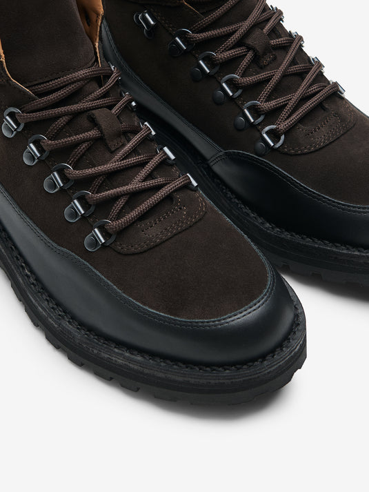 Ridge Leather Suede FW01003-DBR