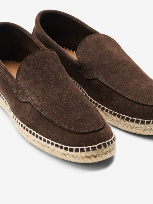 No Label x Abarca Suede Espadrilles Suede FW01006-DBR