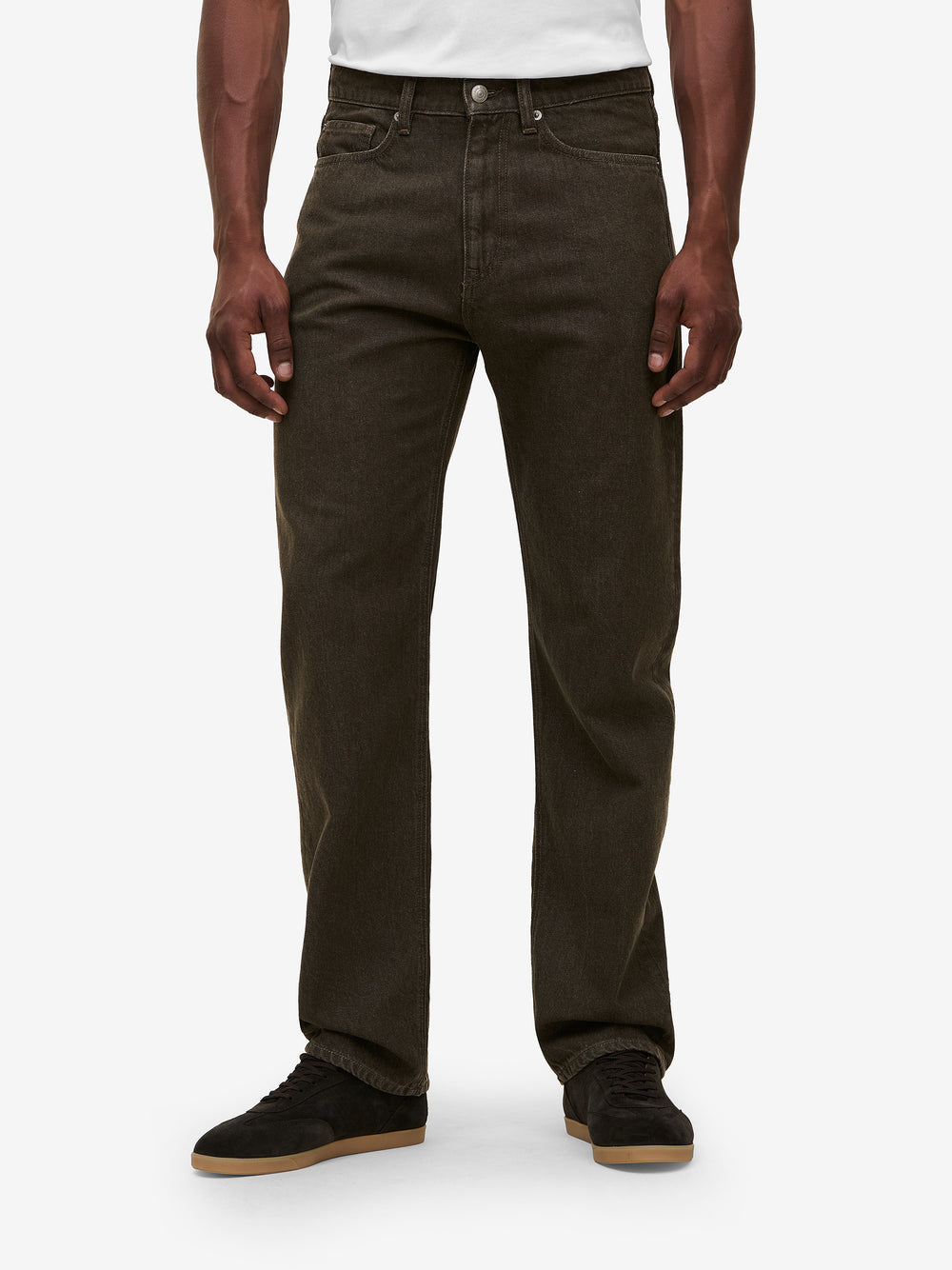 Carlin Rigid Denim Cotton JE01002-BRW