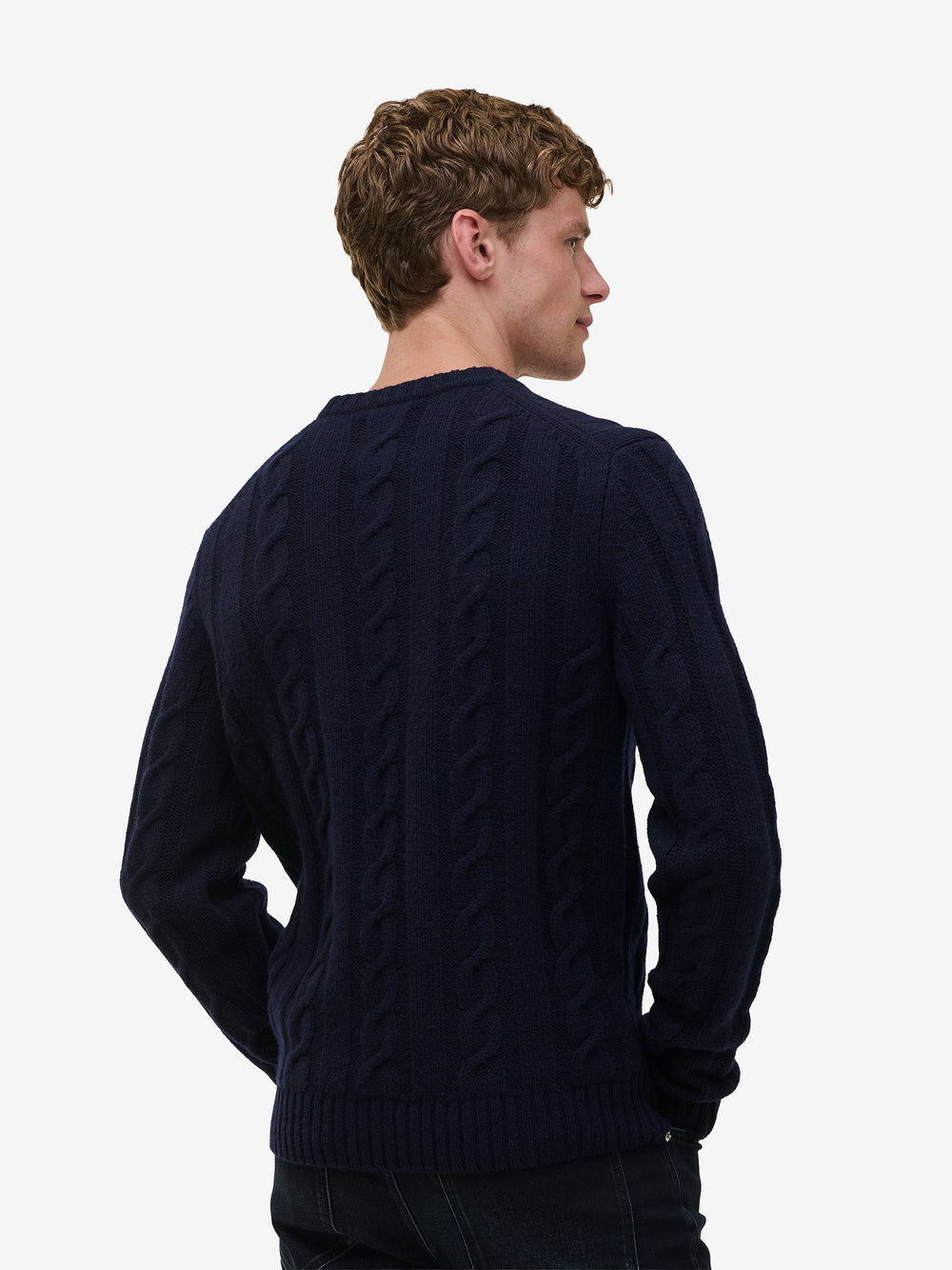 Brighton Cable Lambswool KW01008-NVY