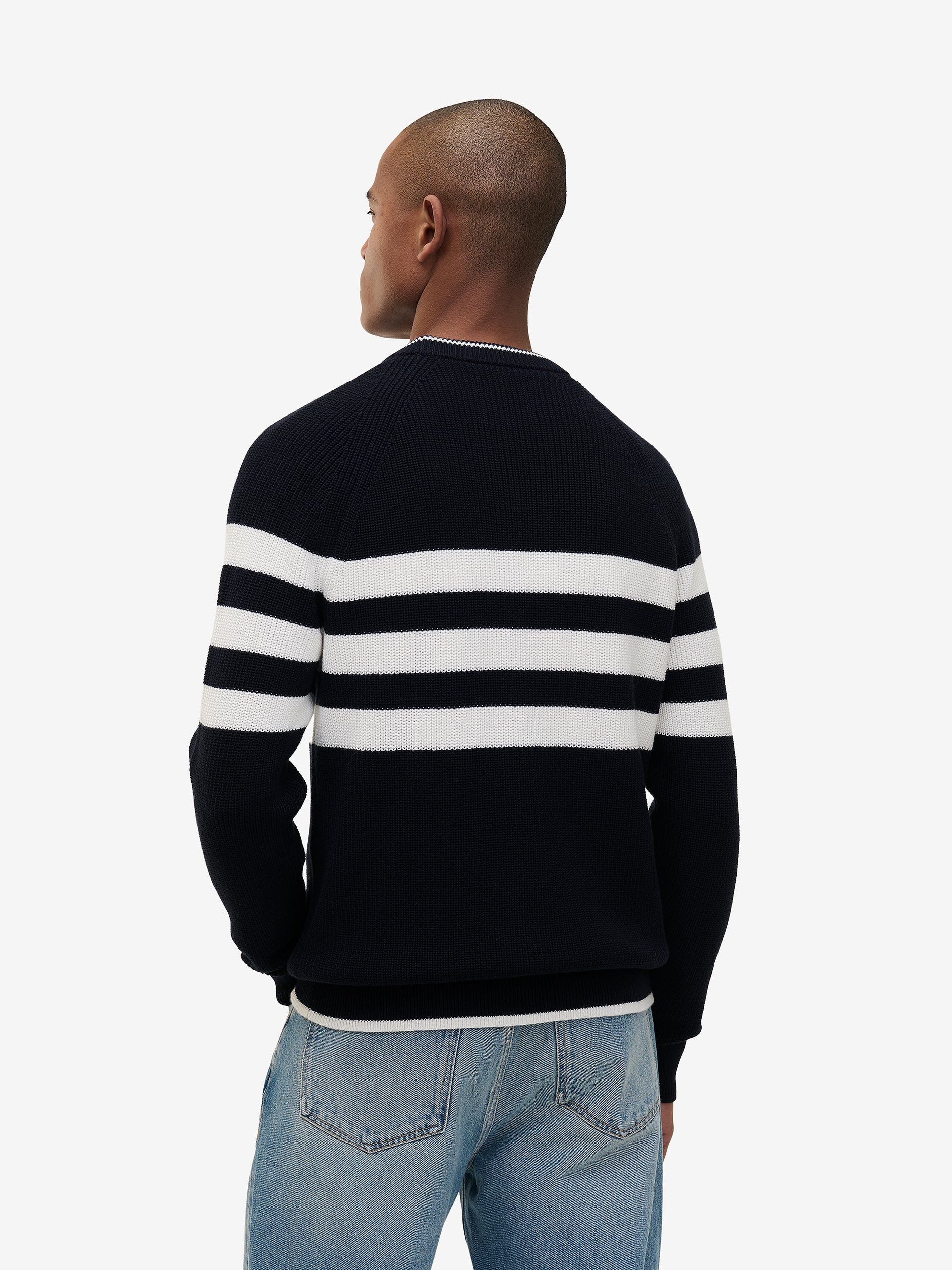 Evan Cotton Stripe KW01024-NVY