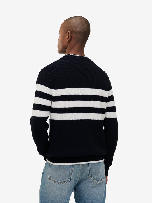 Evan Cotton Stripe KW01024-NVY