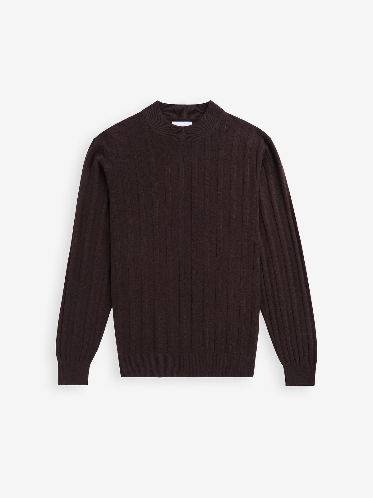 Oliver Rib Merino Modal Blend KW01026-DBR
