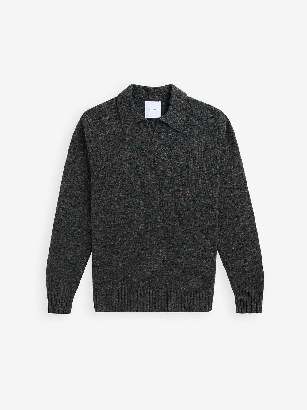 Parker LS Wool Blend Flecked KW01033-GHE