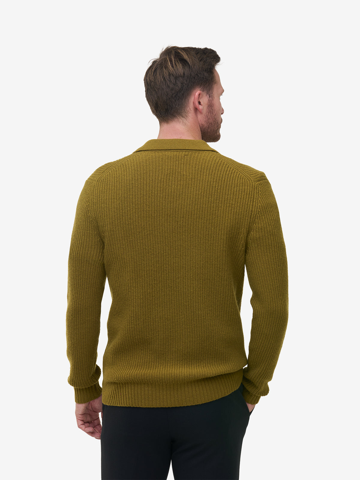 Parker LS Wool Blend Rib KW01037-FGR