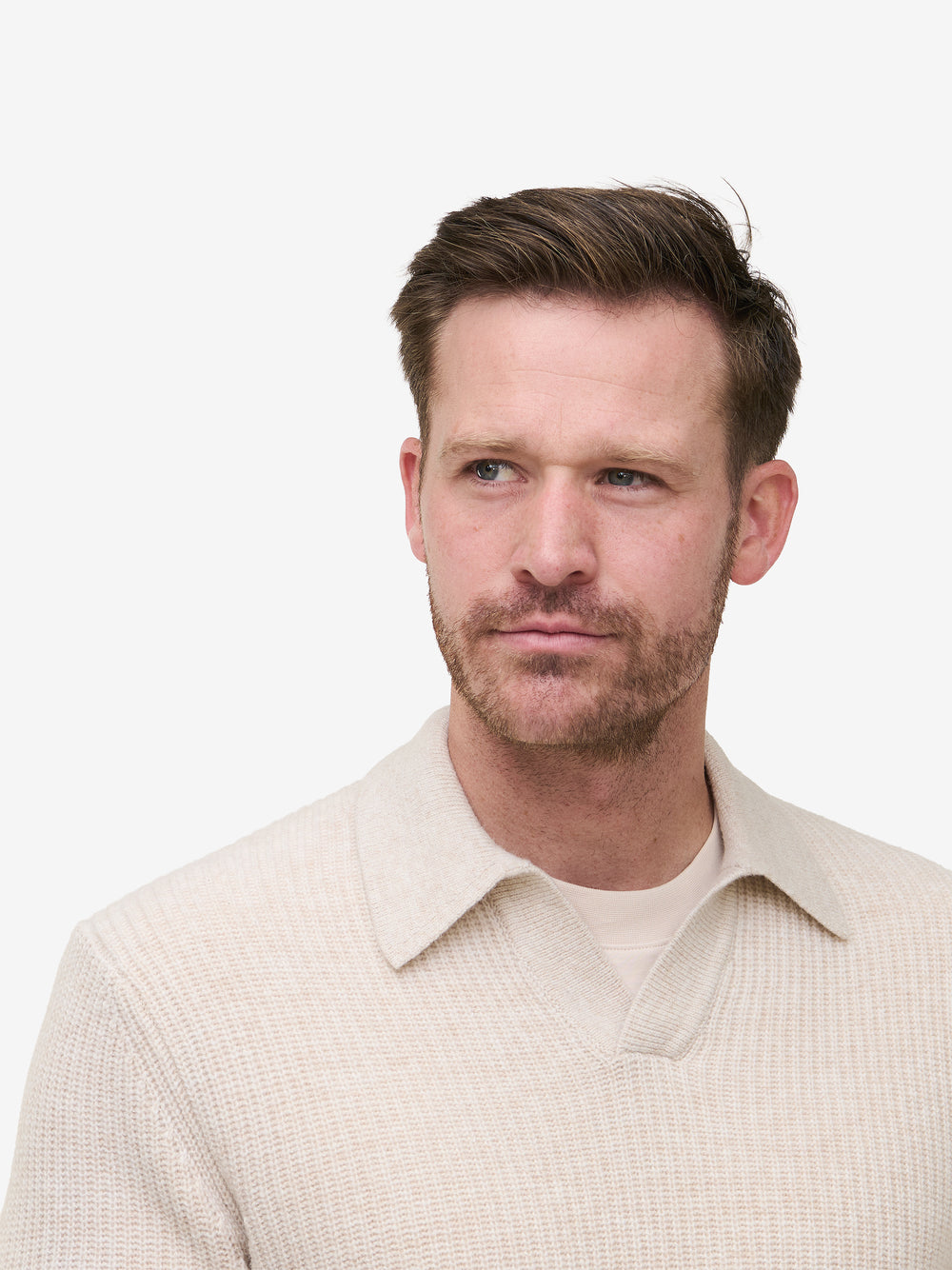 Parker LS Wool Blend Rib KW01037-MSA
