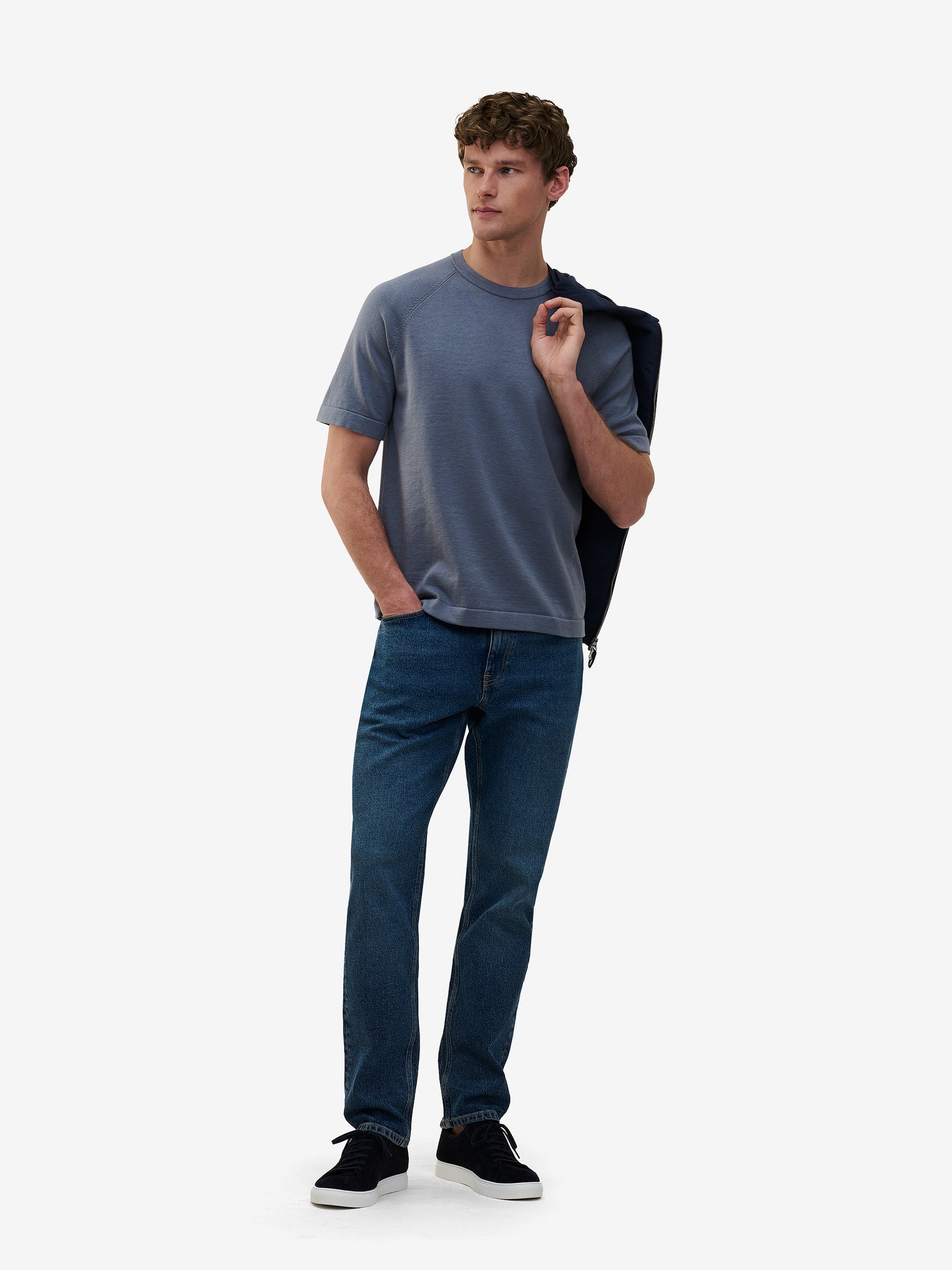Heavyweight cotton silk, worn with the tapered Yamane