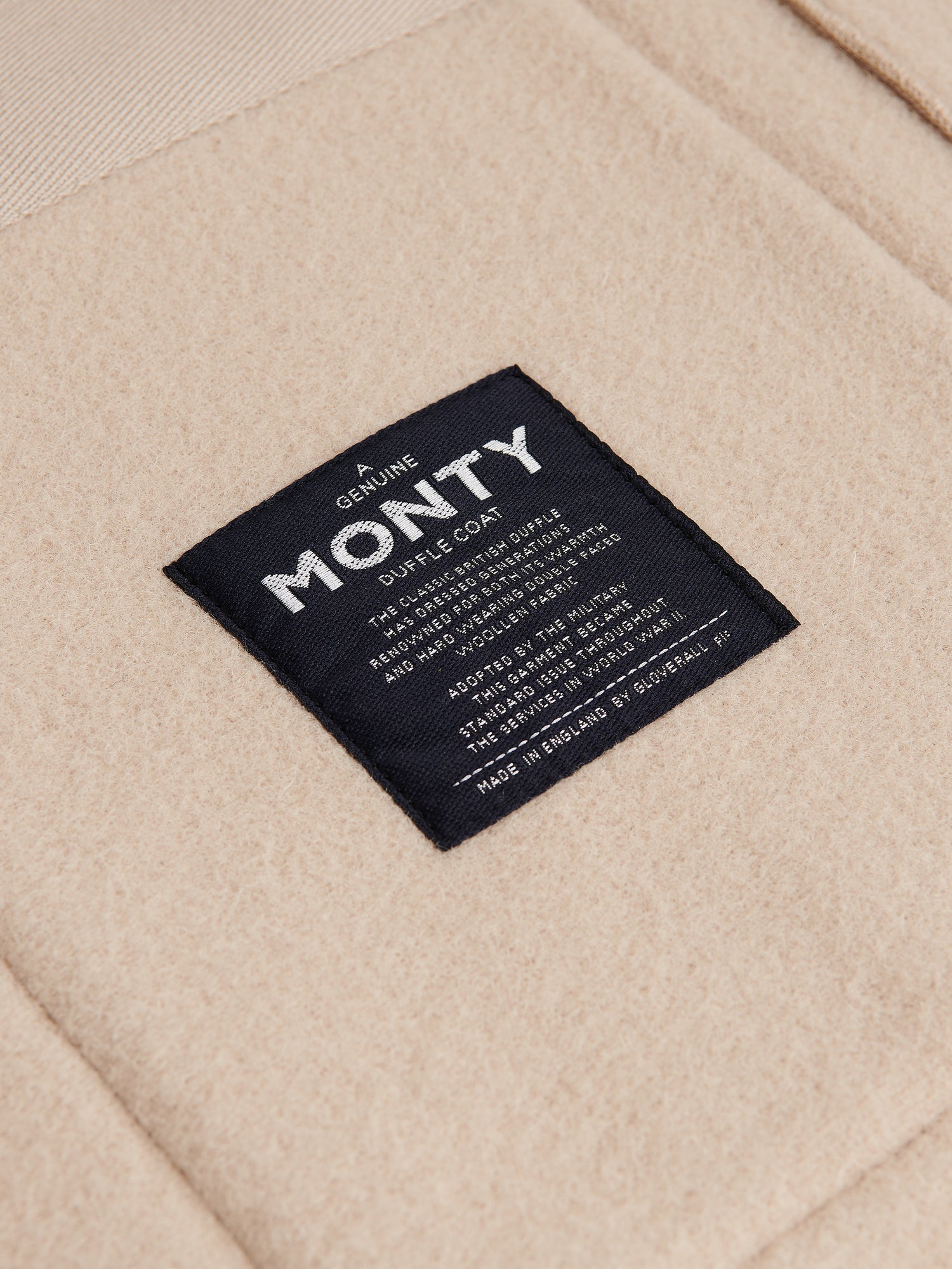Gloverall x No Label Monty Coat Wool OW00042-BEI