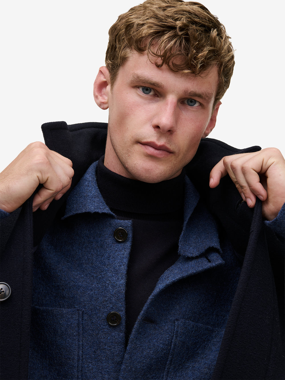 Manhattan Wool Cashmere Blend OW01003-NVY