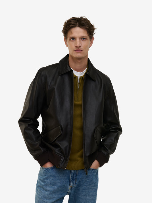 Riley Lederjacke
