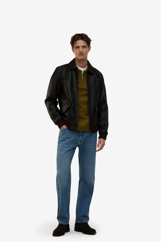 Riley Lederjacke