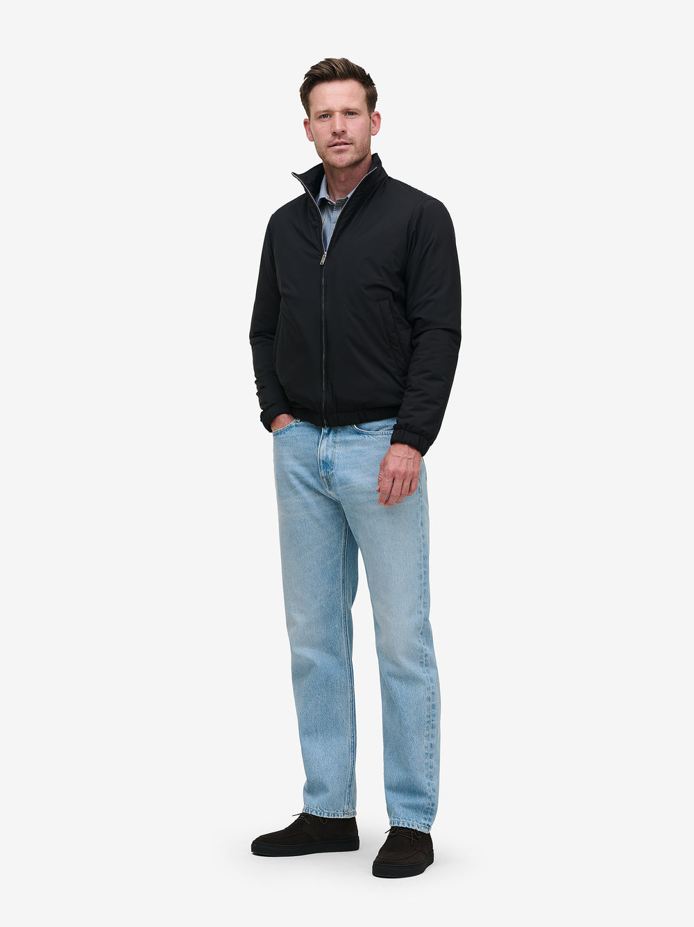 Matt Water Repellent Polyester OW01011-NVY