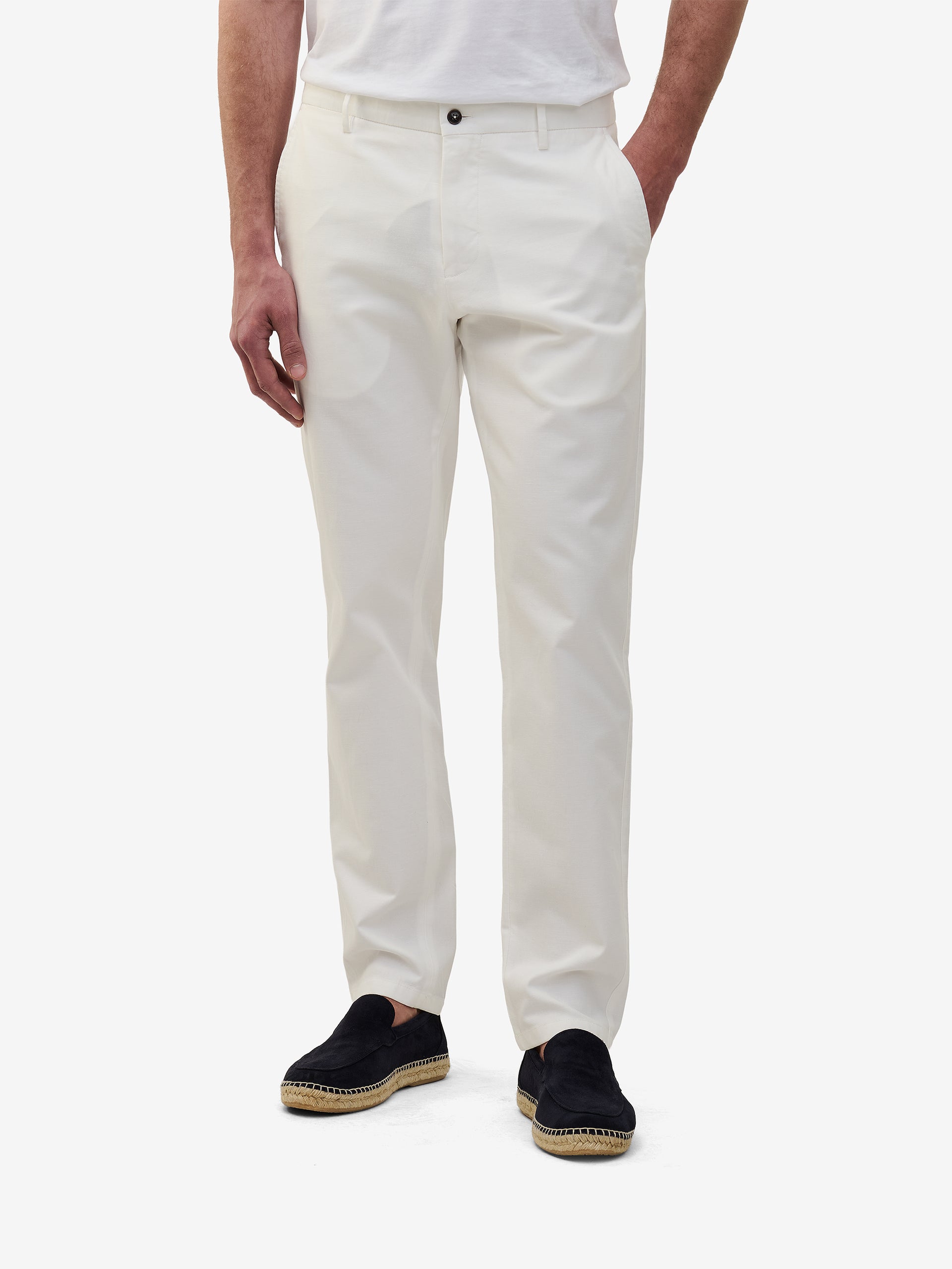 Diego Katoen-Linnen Stretch PA30141-OFW