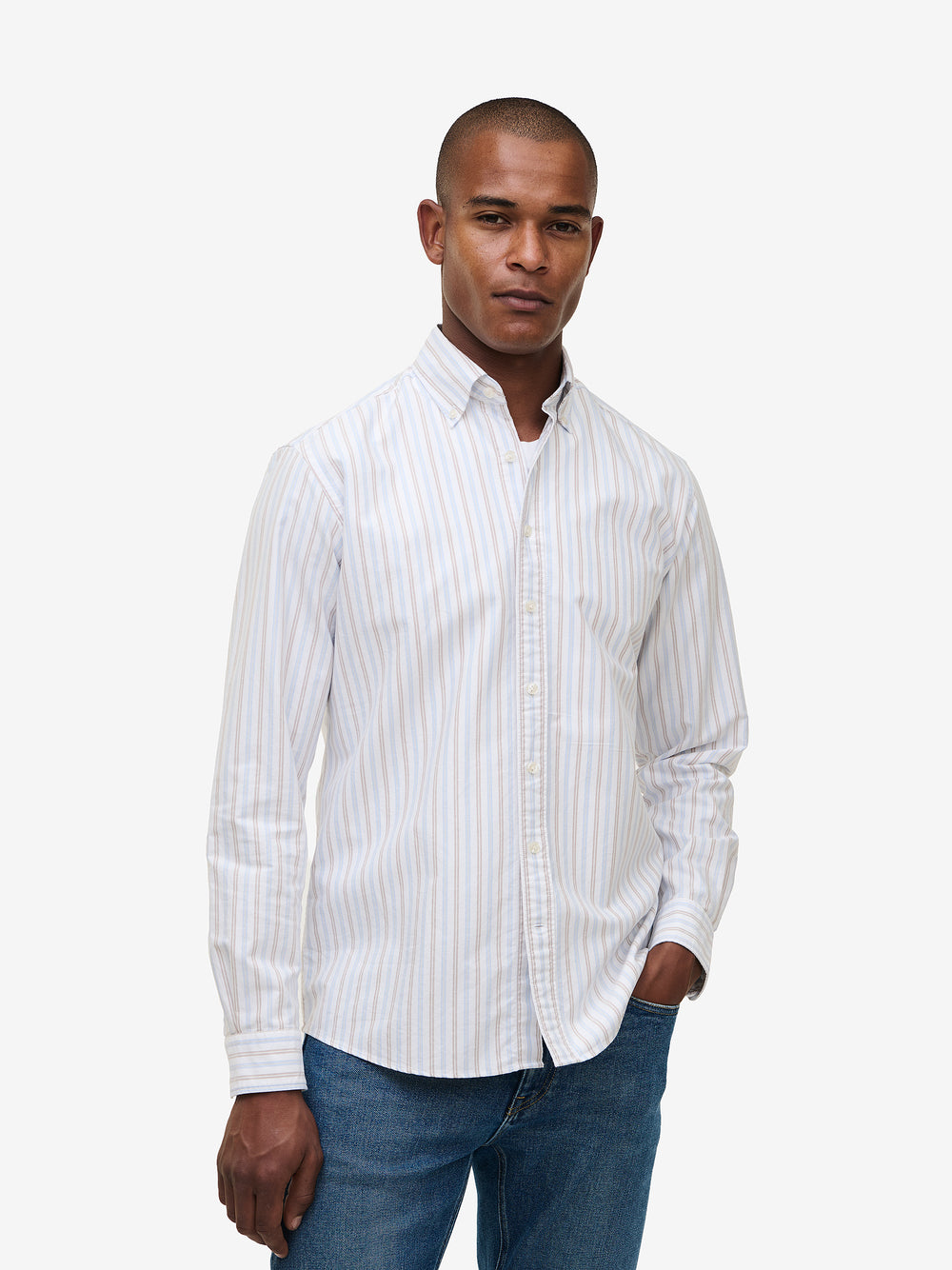 Maytown Heavyweight Oxford SH01004-BLU