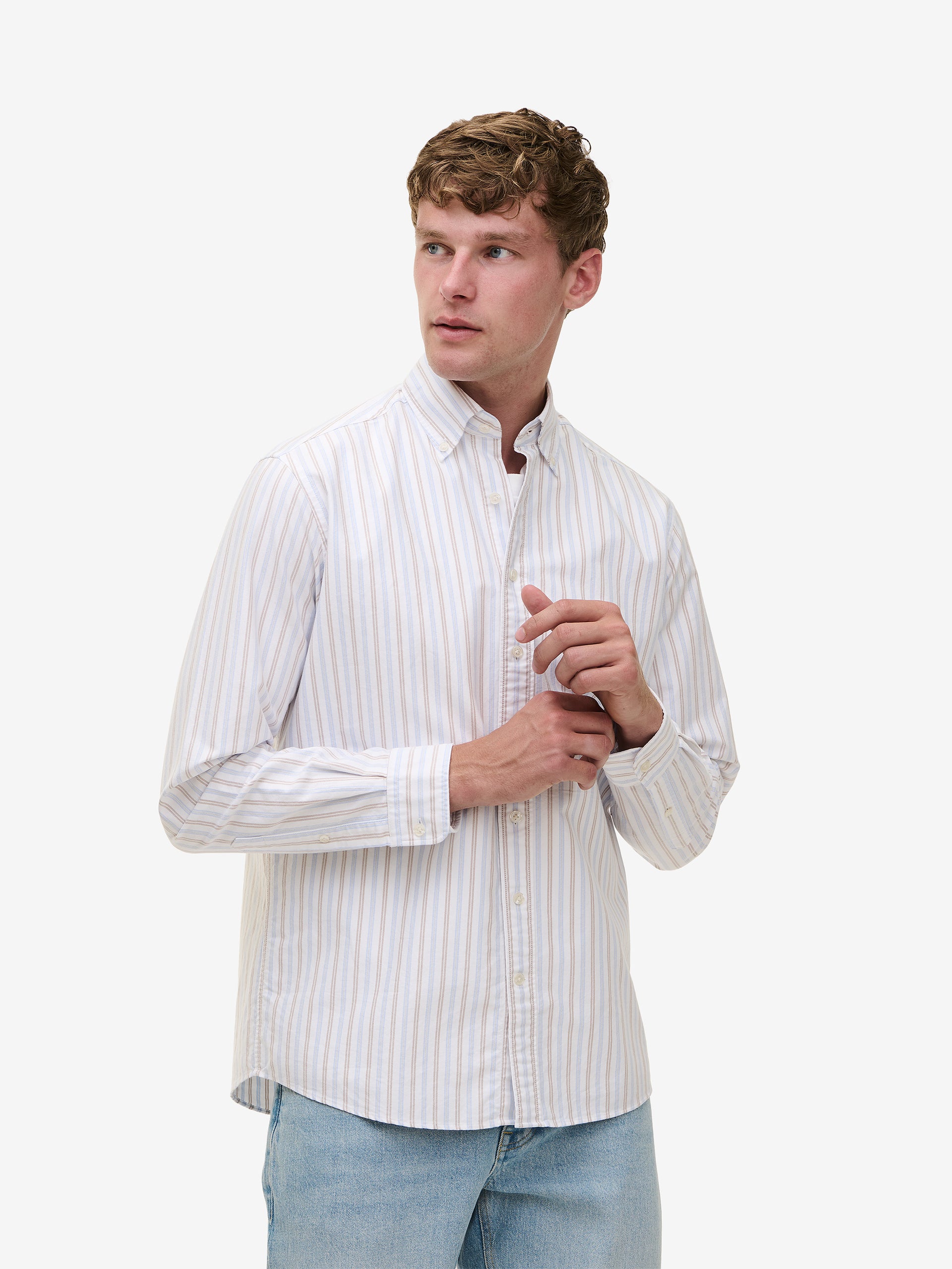 Maytown Heavyweight Oxford SH01004-BLU