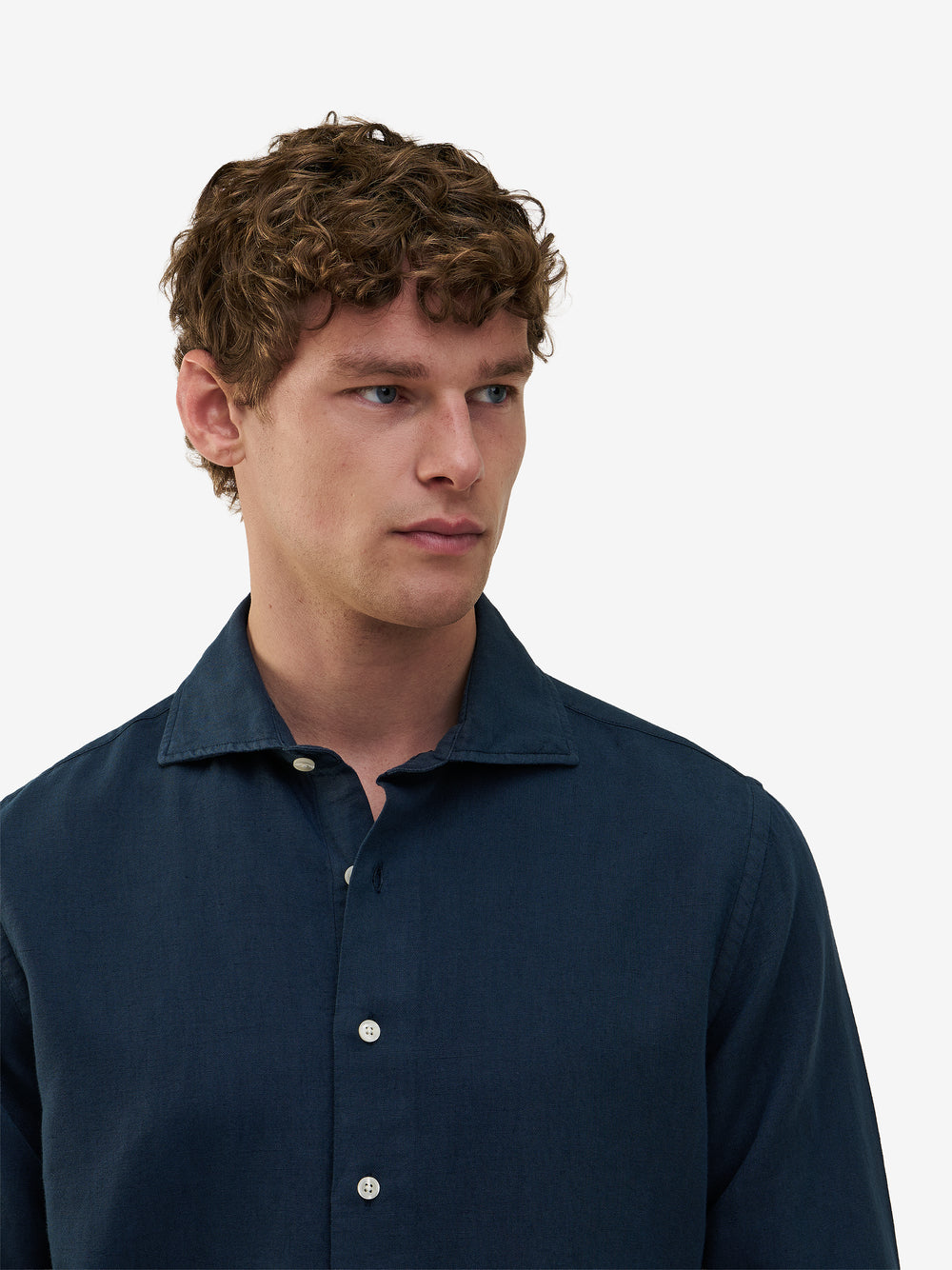 Specialist Cotton Linen SH01014-NVY