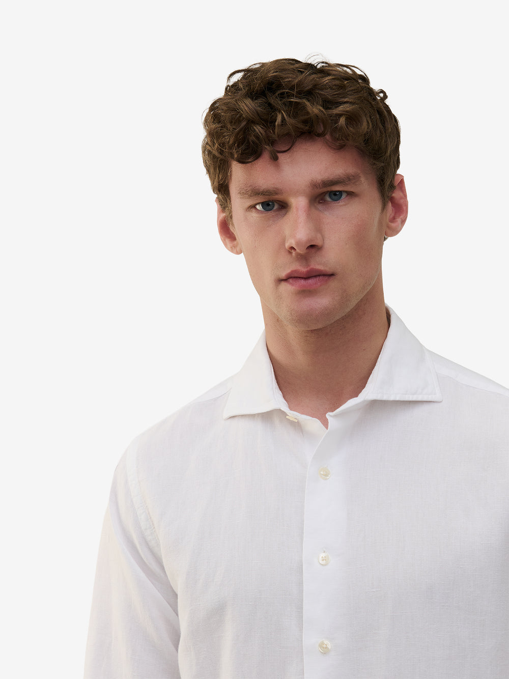 Specialist Cotton Linen SH01014-WHT