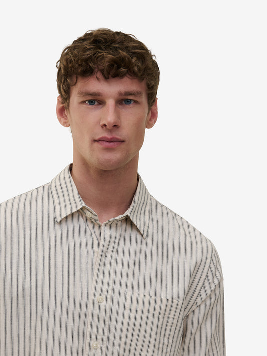 Brookvale Stripe Linen Cotton SH01017-GRY