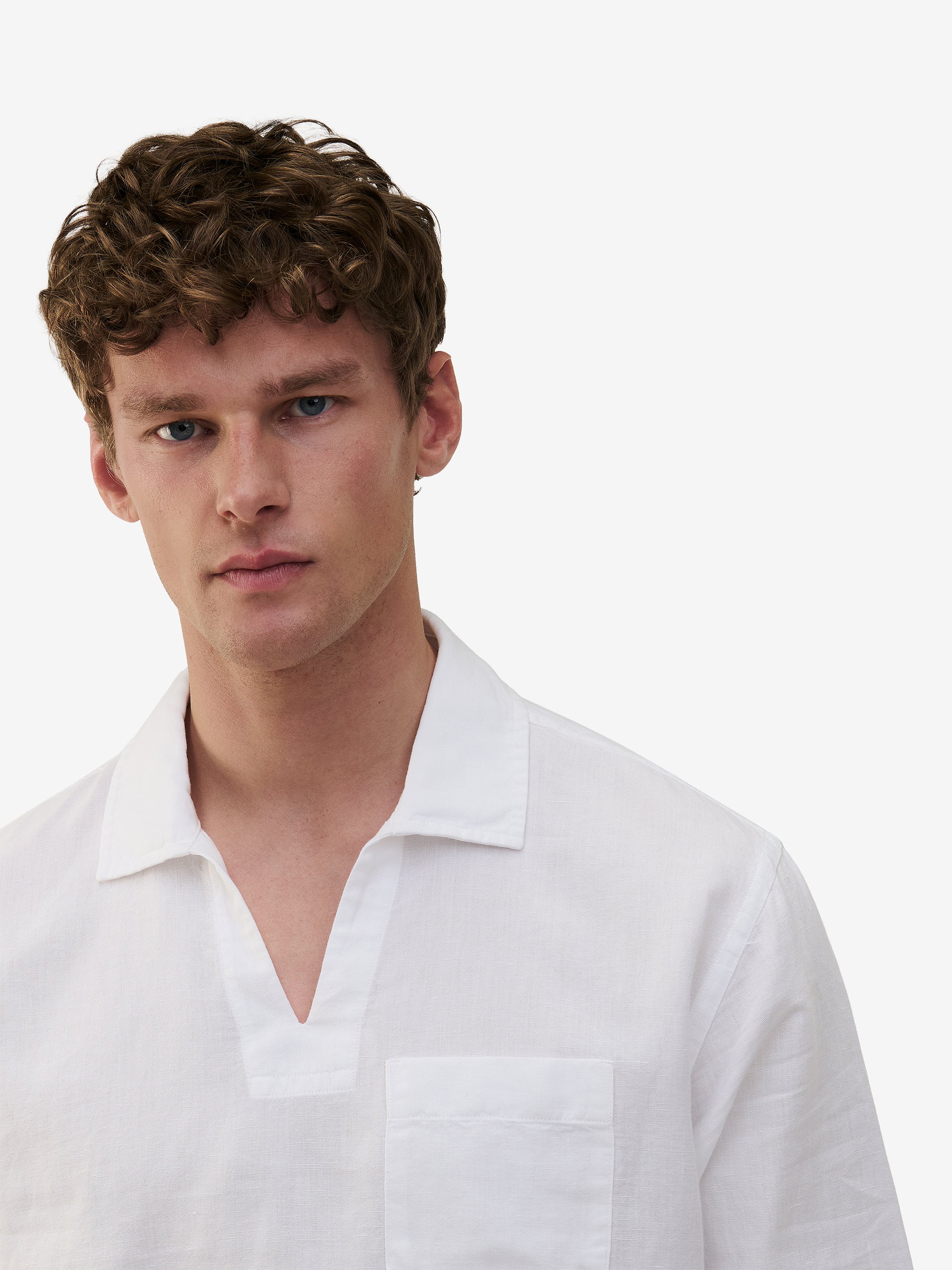 Ashfield Cotton Linen SH01020-WHT