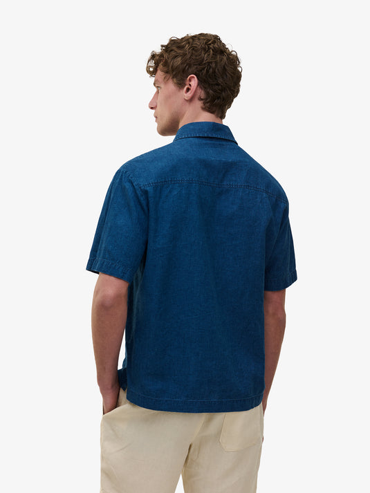 Durban Cotton Linen SH01021-BLU