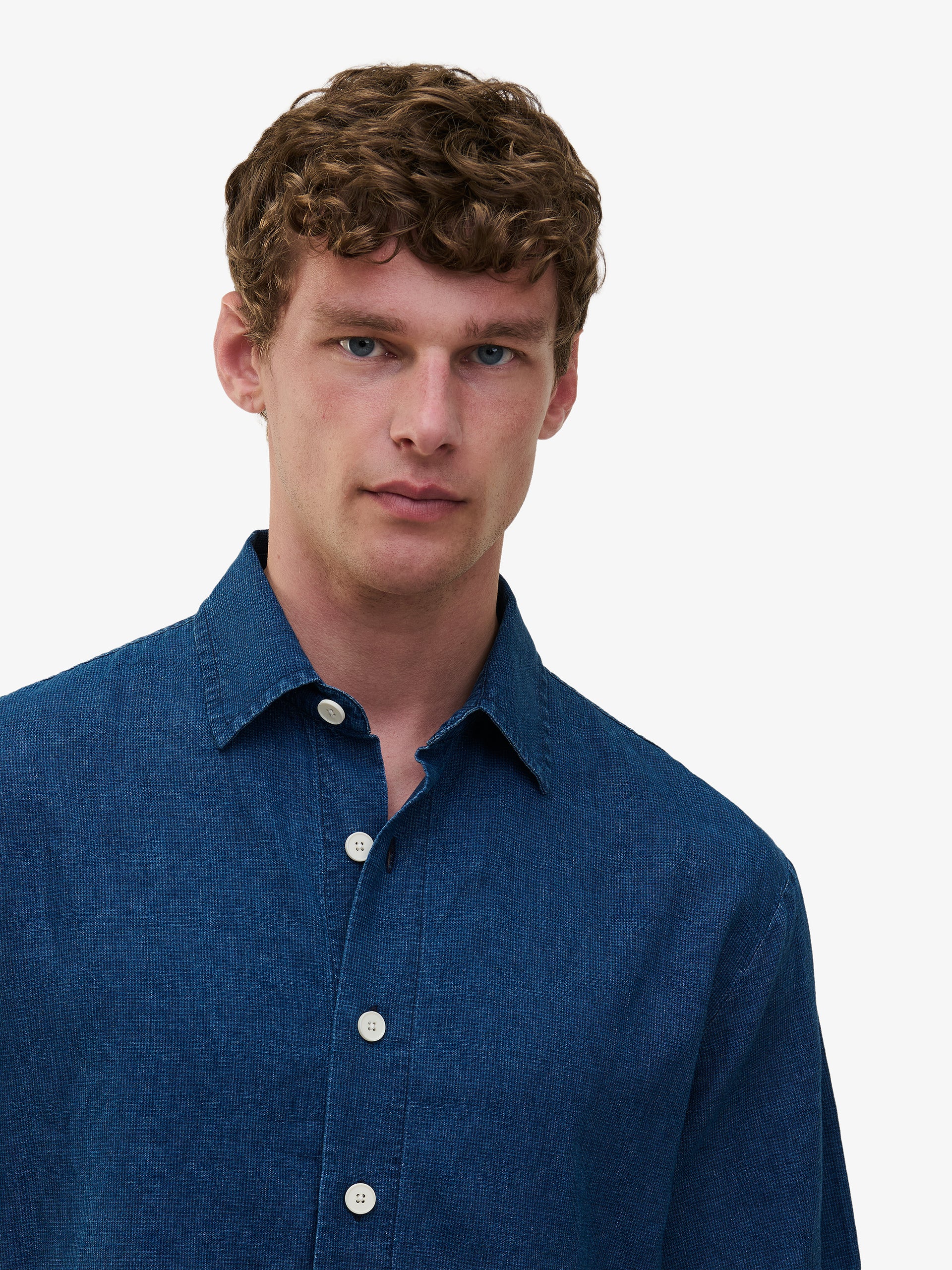 Durban Cotton Linen SH01021-BLU