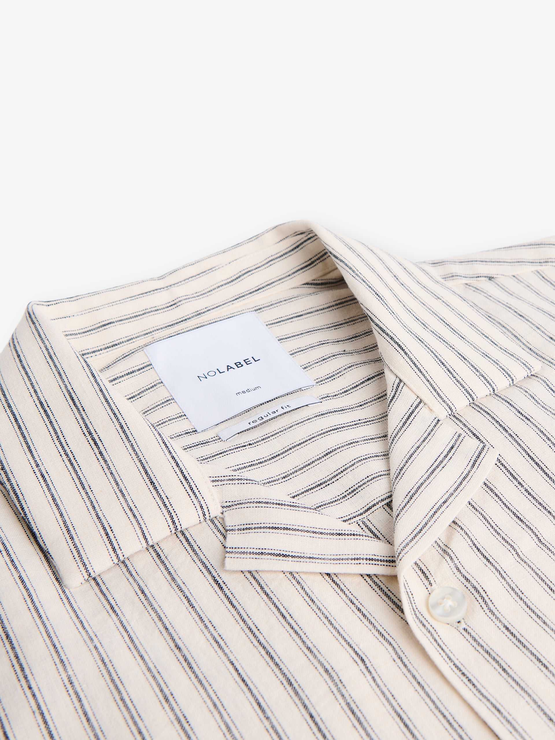Cliff Stripe Linen Cotton SH01024-GRY