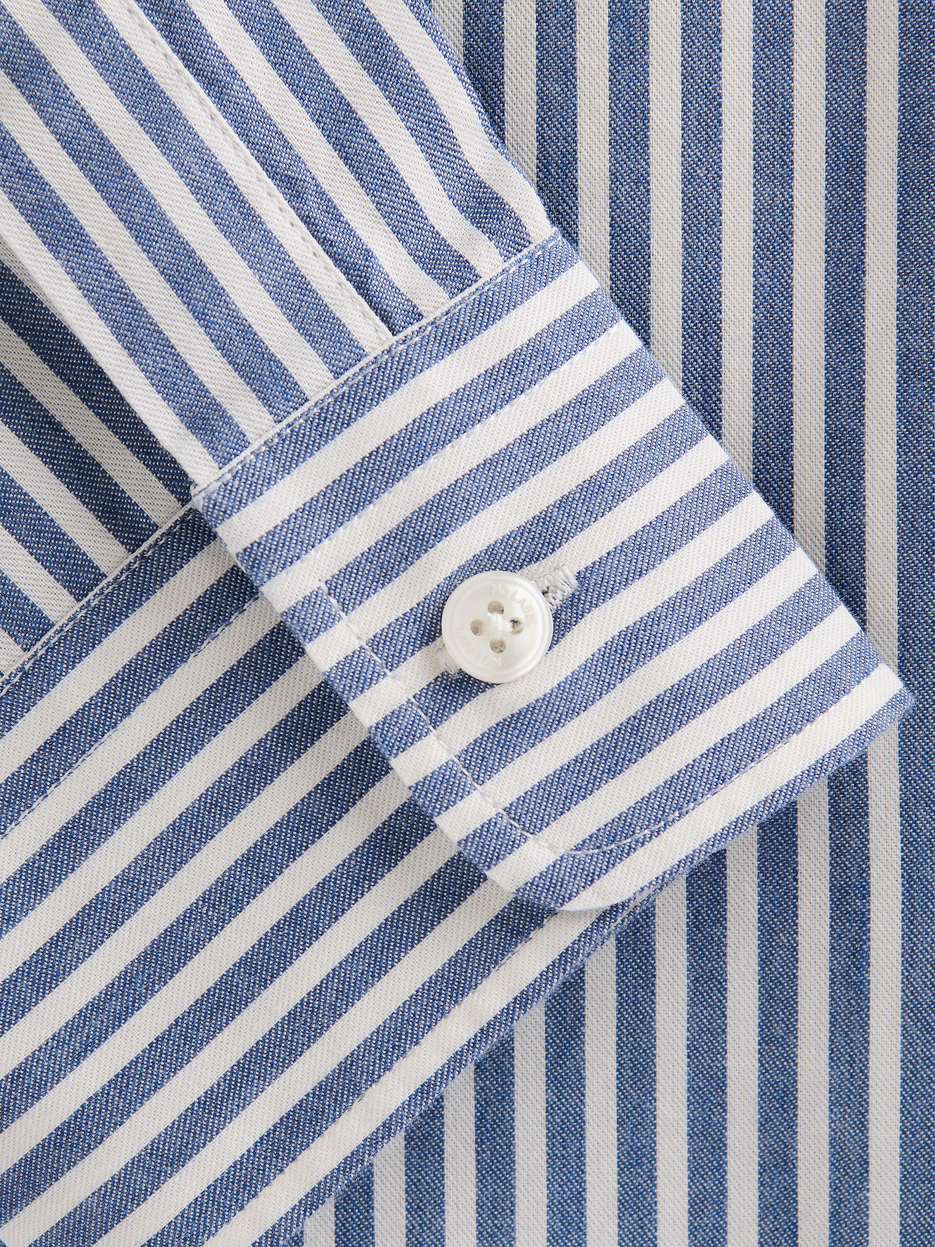 Brookvale Small Stripe Cotton SH01038-BLU