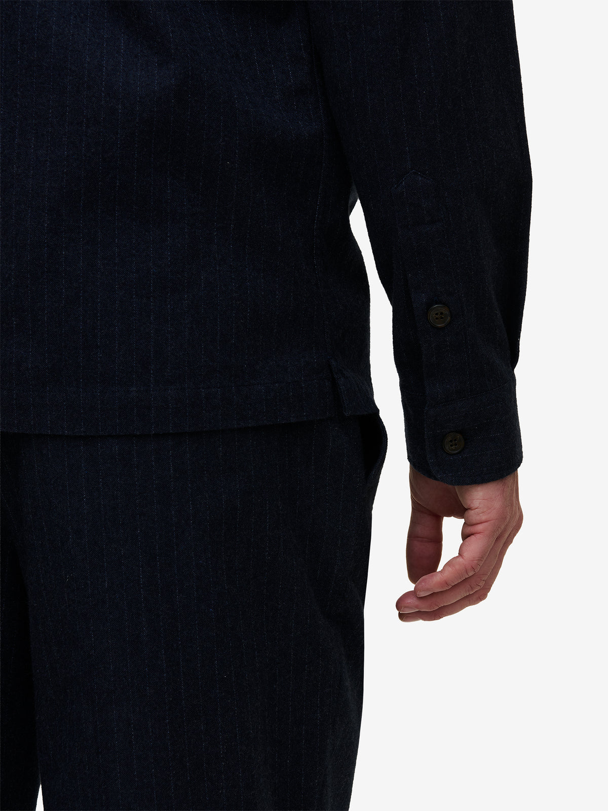 Jason Cotton Stripe Stretch SH01042-BLU