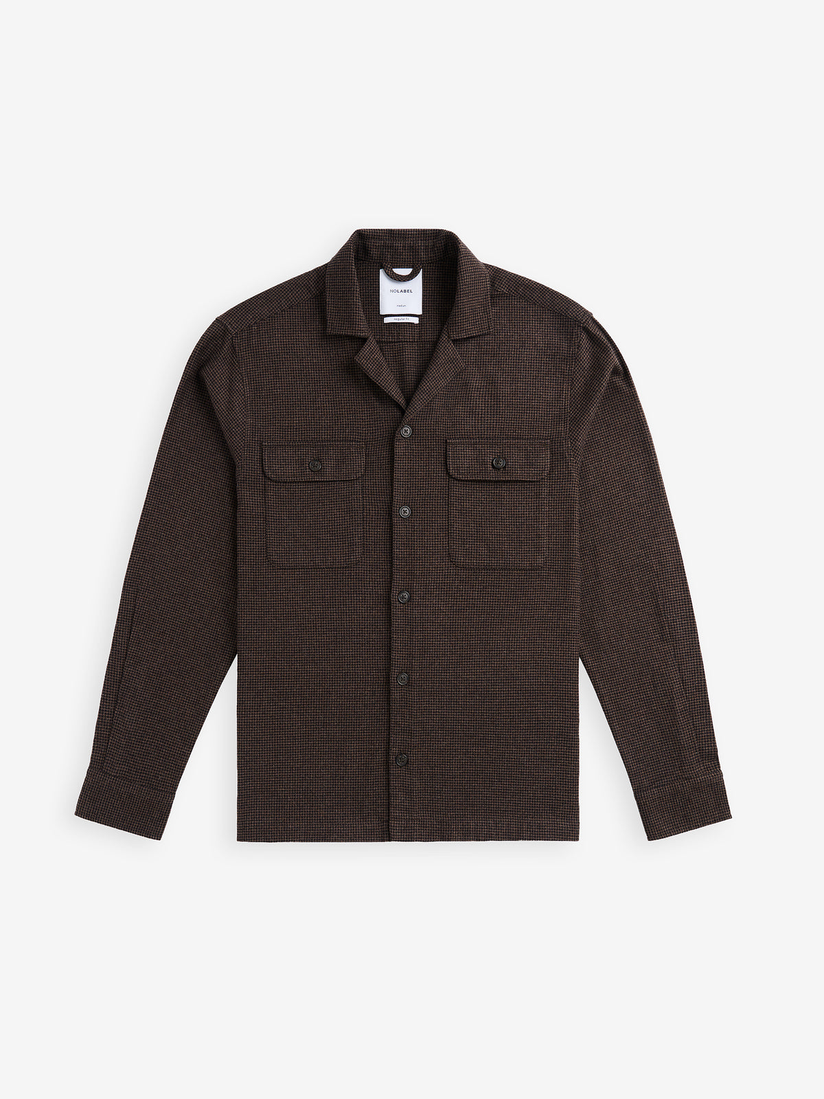 Jason Houndstooth Cotton SH01043-BRW