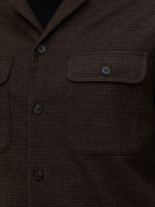 Jason Houndstooth Cotton SH01043-BRW