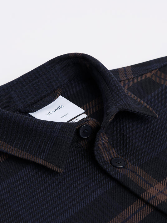 Ohio Brushed Check SH01044-NVY