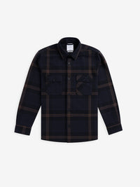 Ohio Brushed Check SH01044-NVY