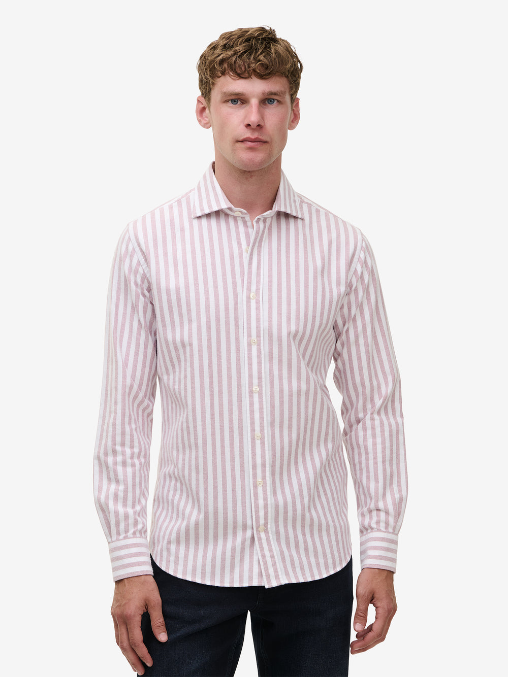 Specialist Placket Striped Brushed Cotton SH20233-BRG