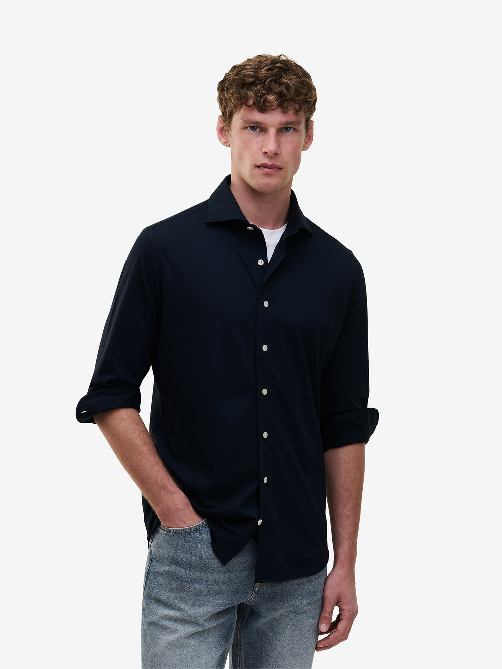 Specialist Knitted Cotton SH90173-NVY