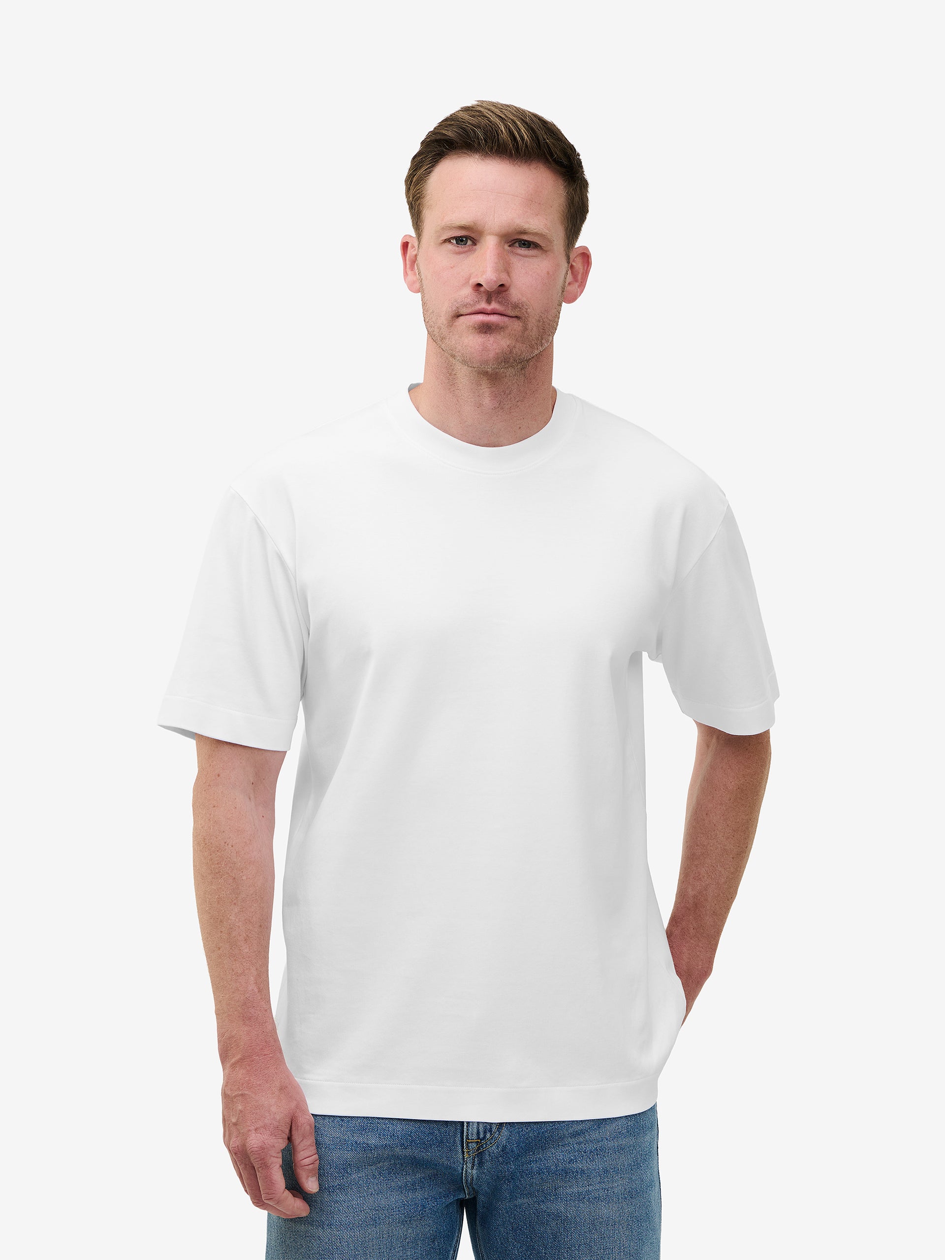 Moon Soft Interlock Cotton TS01001-WHT