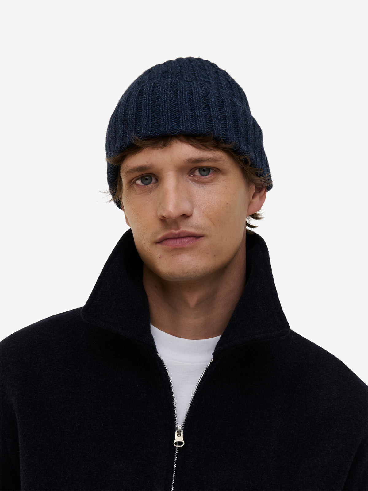 Vail Rib Wool Blend BN01002-BLU