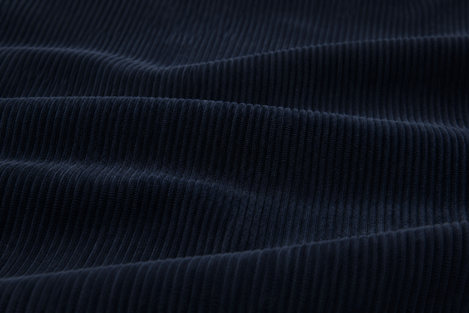 Cotton corduroy, the cords cut open after weaving
