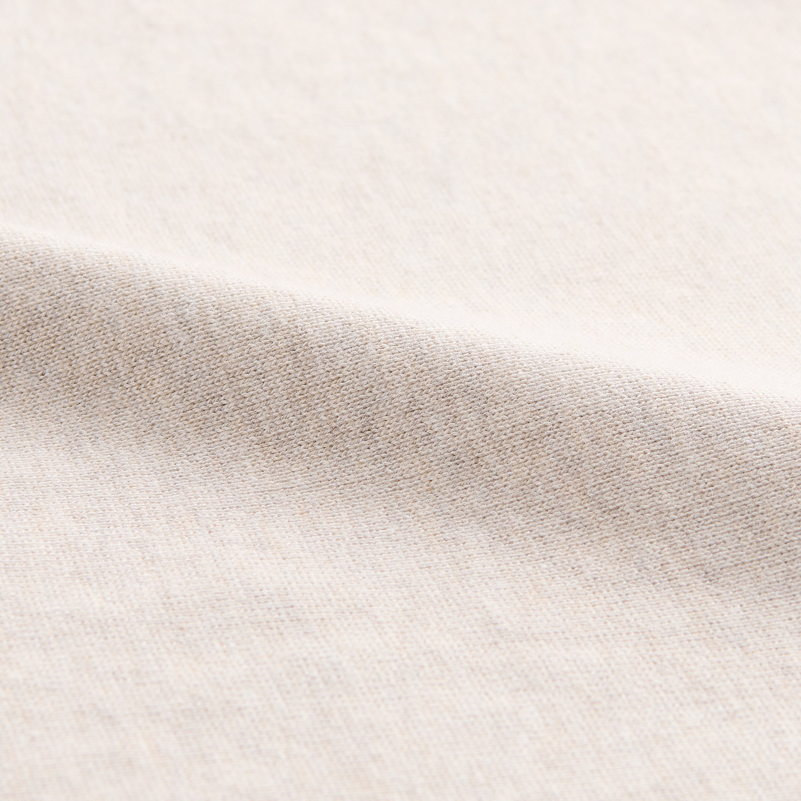2/48 Nm cotton silk, knitted at 12 gauge on two ends