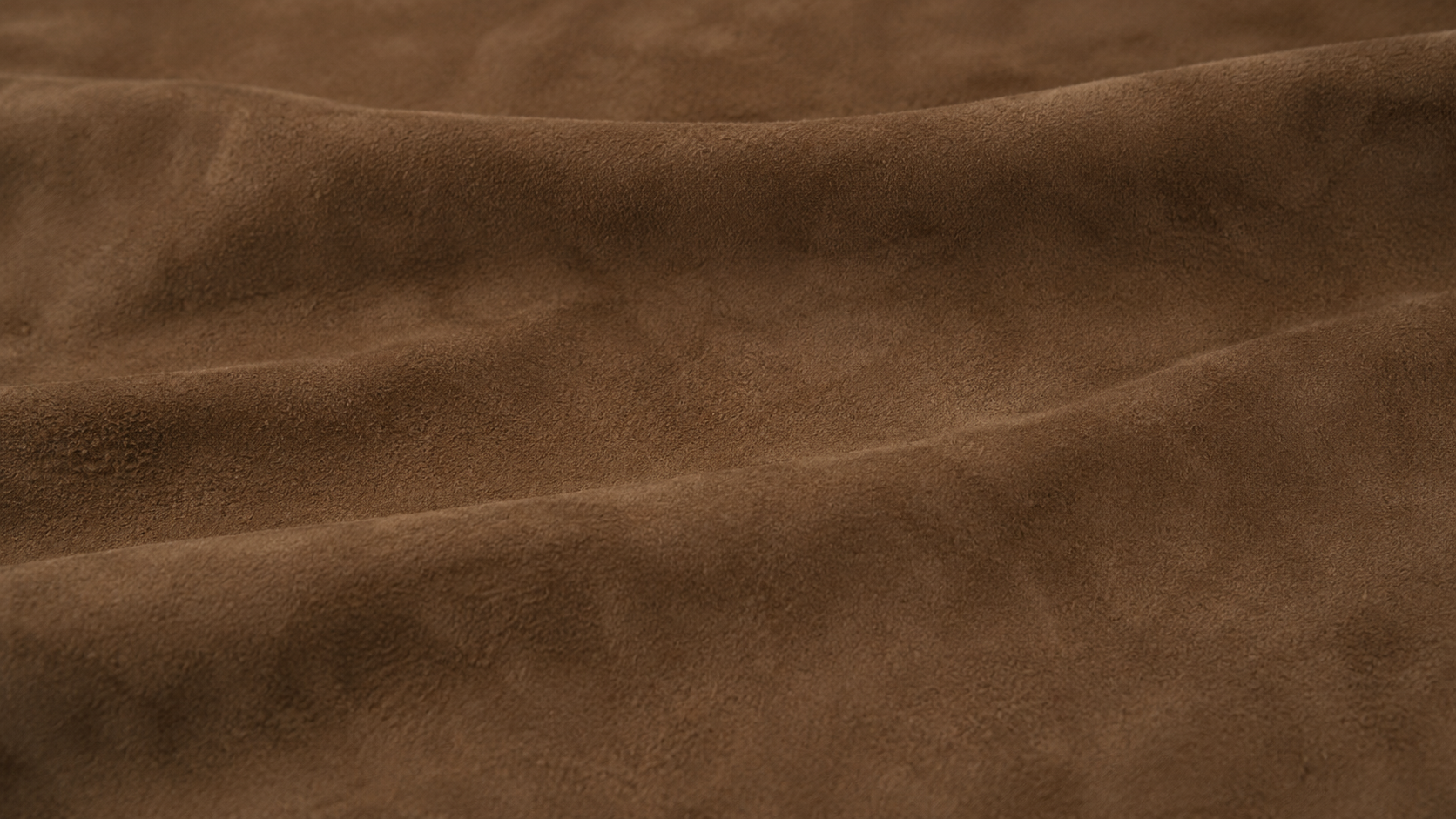 100% goat suede, two-way zip