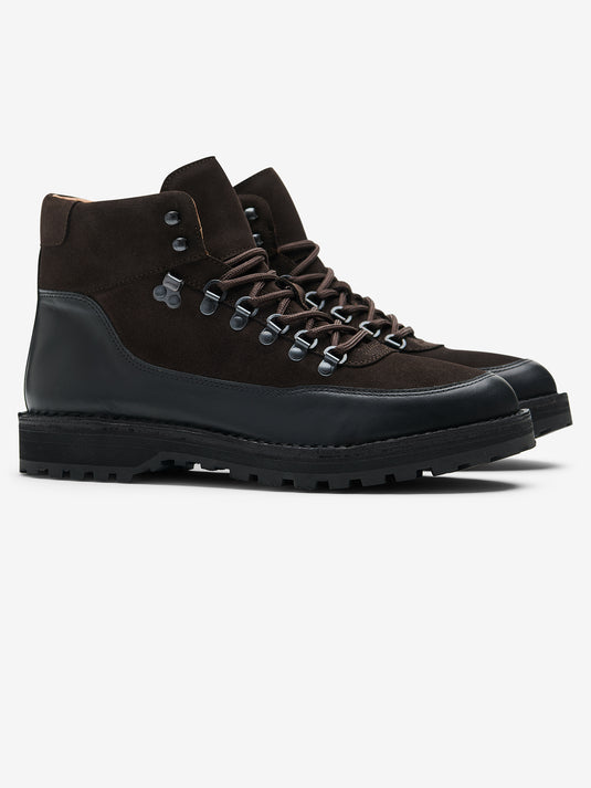 Ridge Leather Suede FW01003-DBR