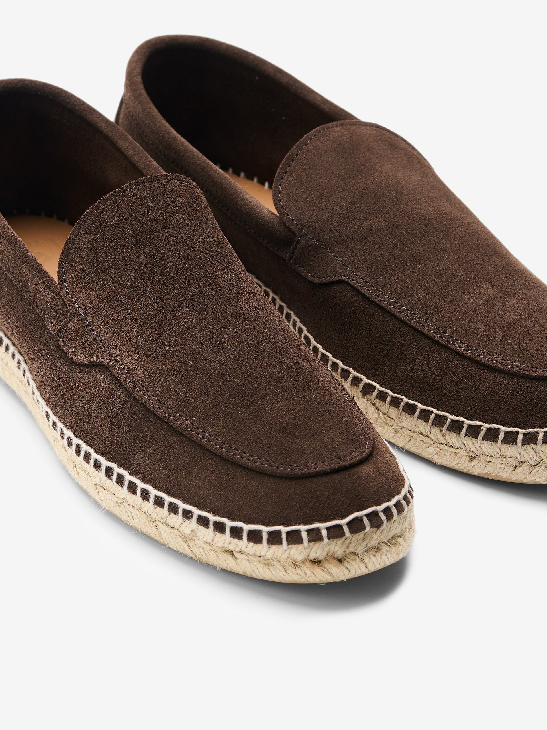 No Label x Abarca Suede Espadrilles Suede FW01006-DBR