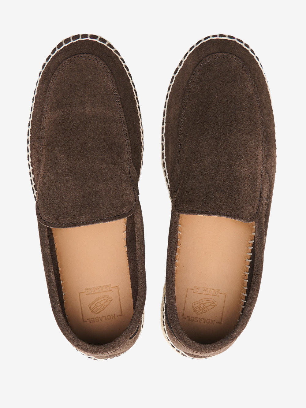 No Label x Abarca Suede Espadrilles Suede FW01006-DBR