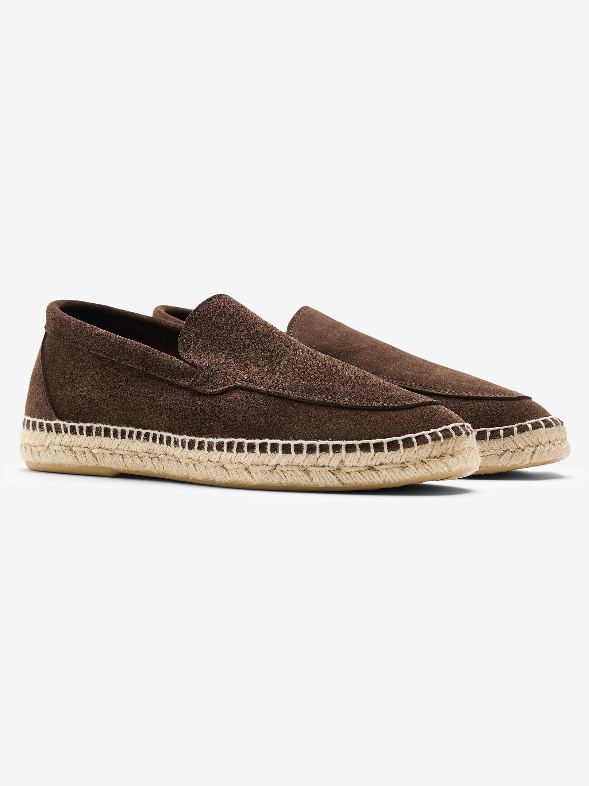 No Label x Abarca Suede Espadrilles Suede FW01006-DBR