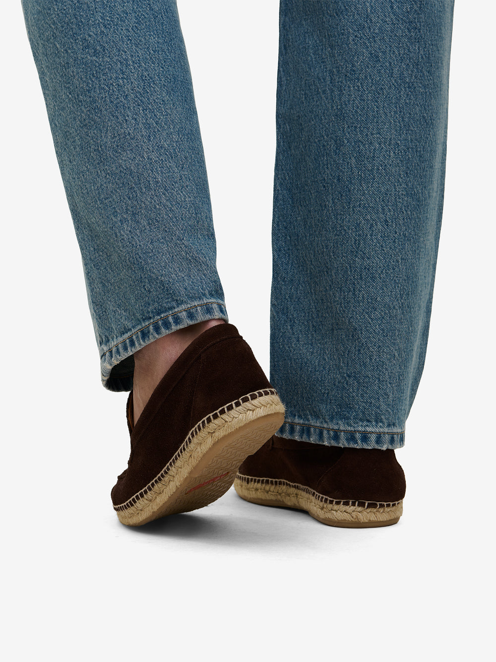 No Label x Abarca Suede Espadrilles Suede FW01006-DBR