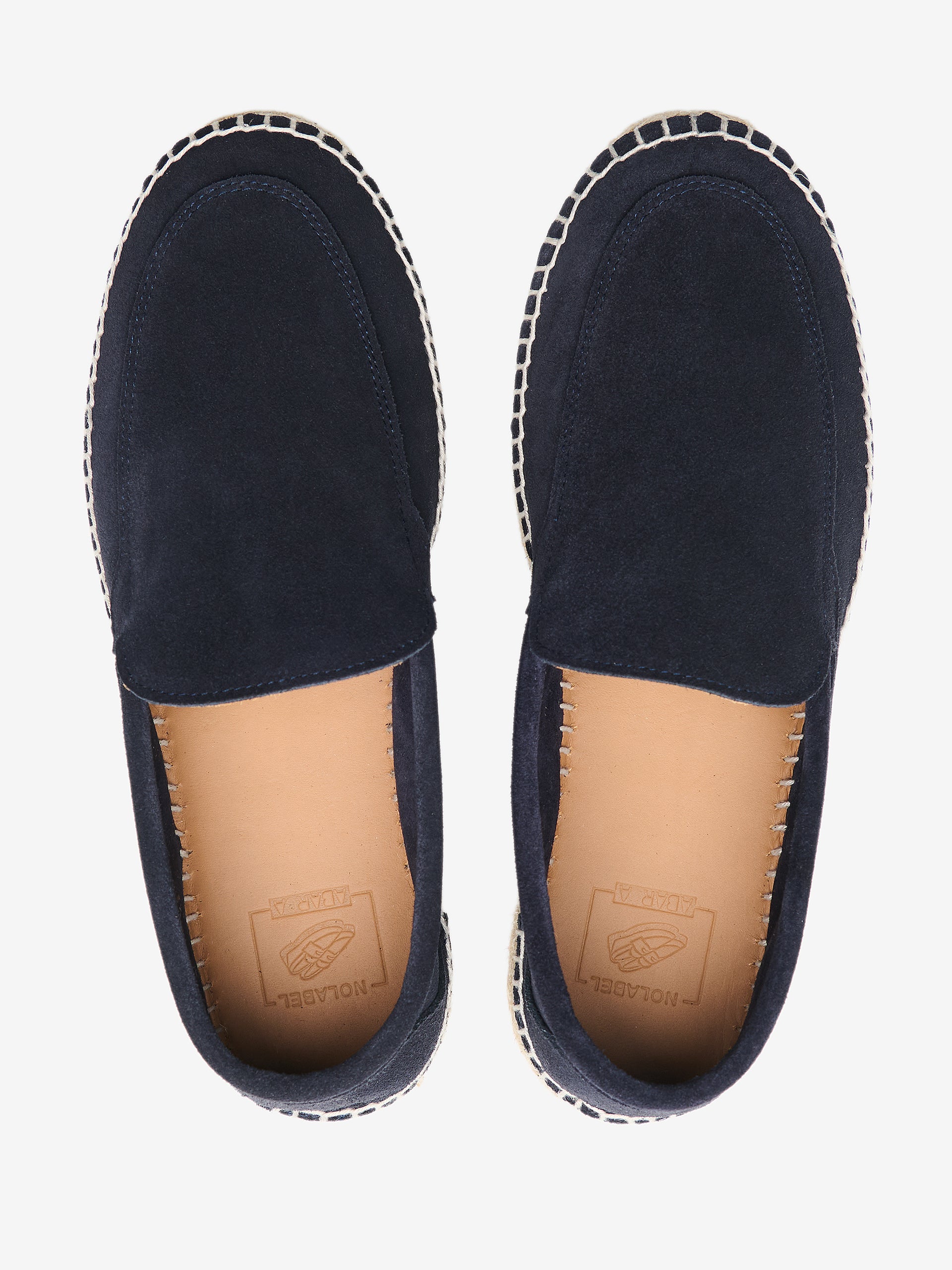 No Label x Abarca Suede Espadrilles Suede FW01006-NVY