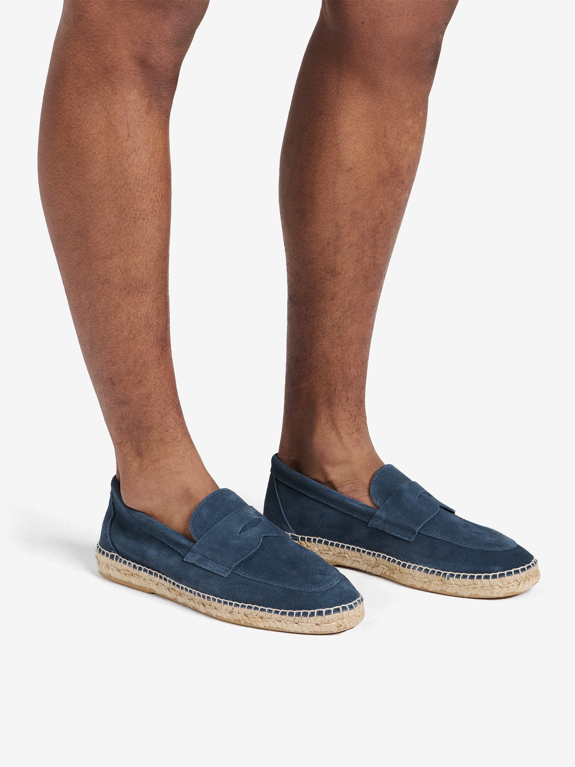 No Label x Abarca Suede Espadrilles FW30087-BLU