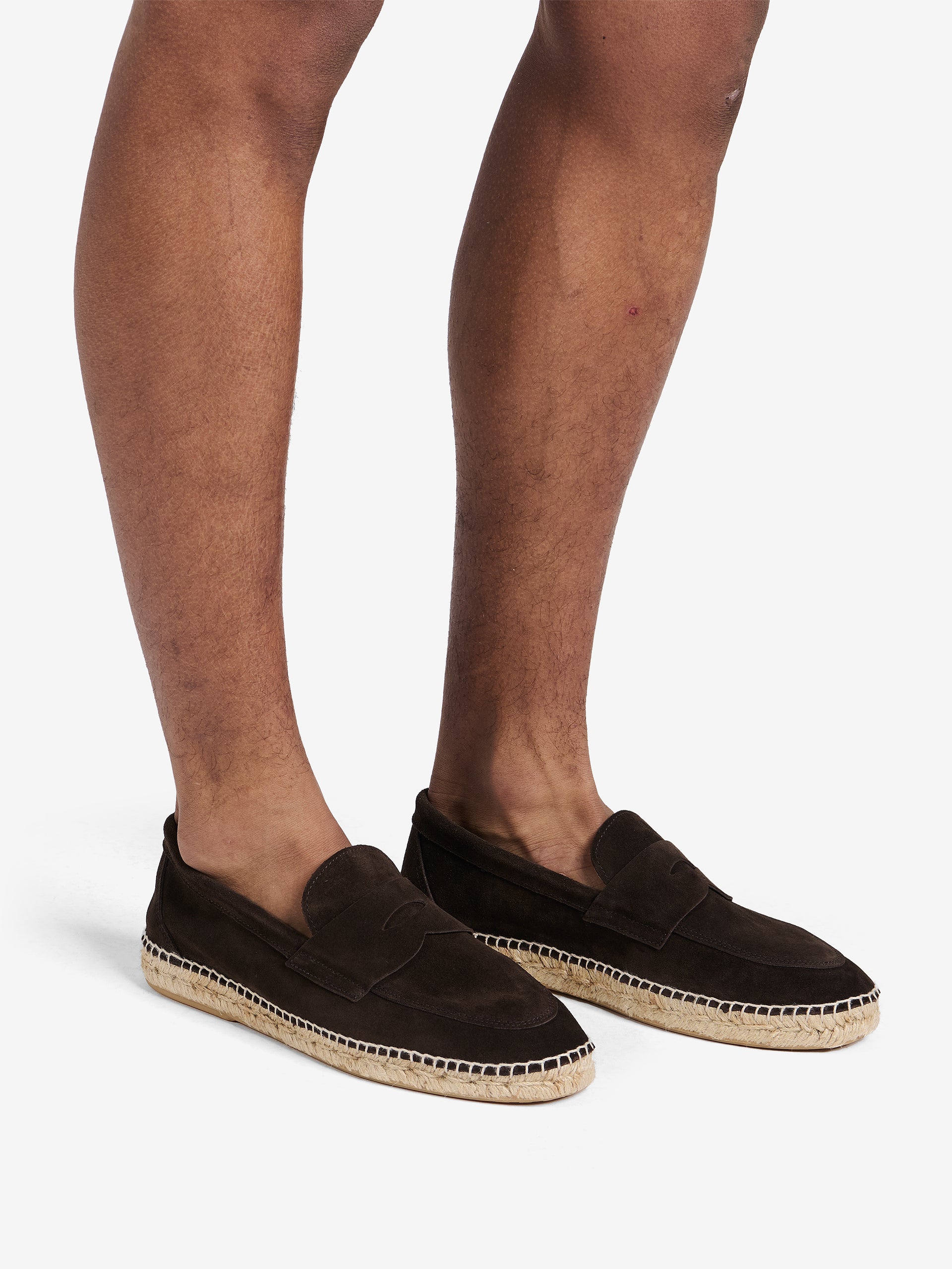 No Label x Abarca Suede Espadrilles FW30087-DBR