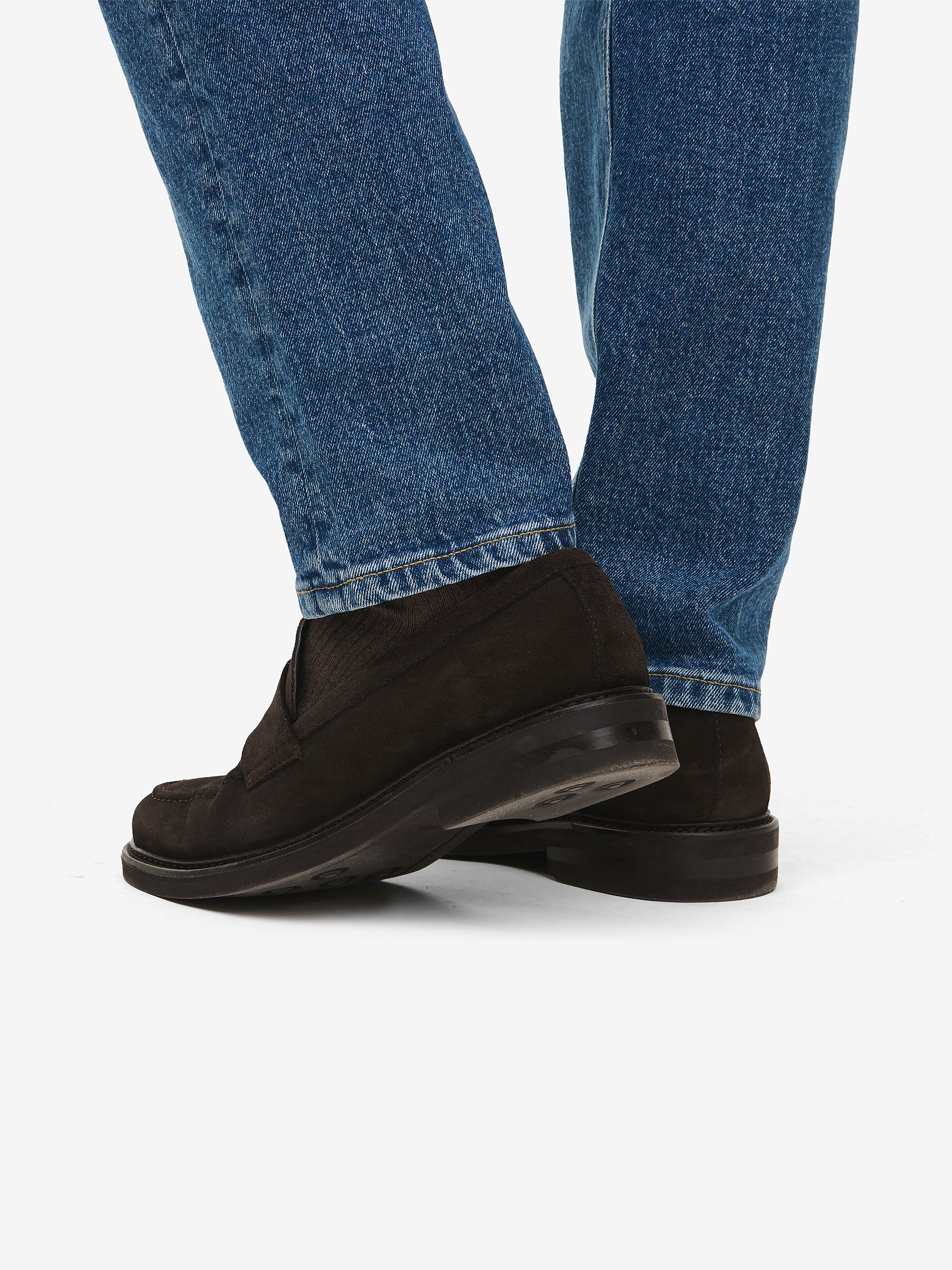 Beckford Dark Brown Suede Shoes | No Label